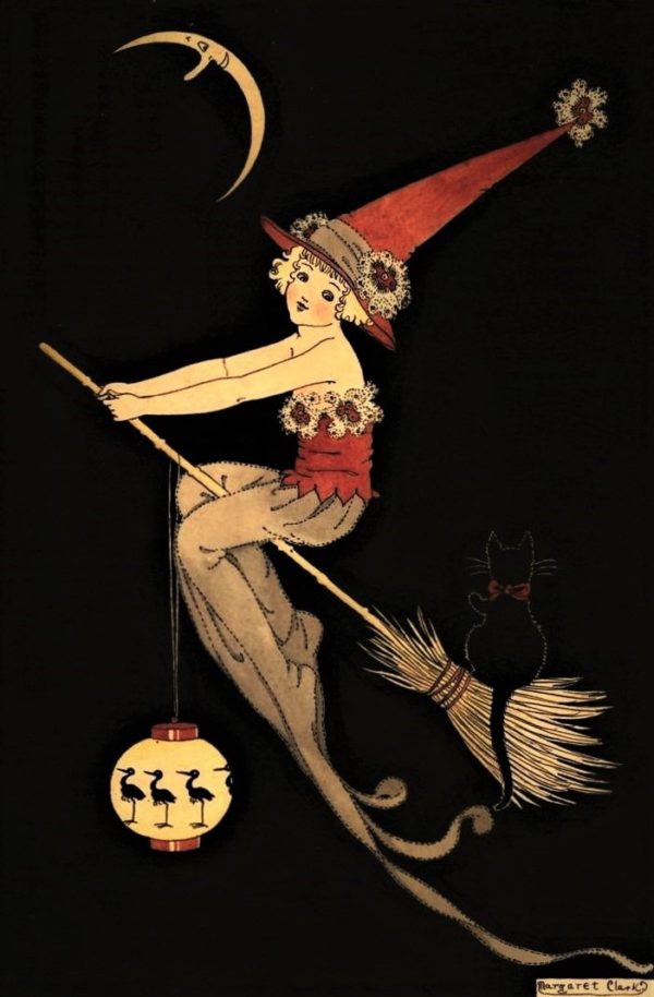 Little Witchkin (Red) Margaret Clark Print